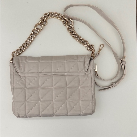 Urban Expressions Beige Faux Leather Shoulder Purse - Picture 4 of 6